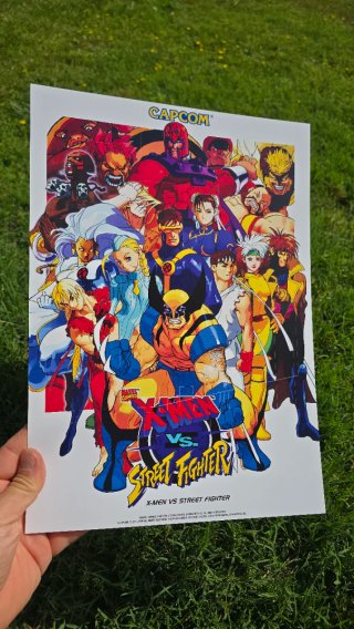 X-Men vs. Street Fighter Capcom Poster A3
