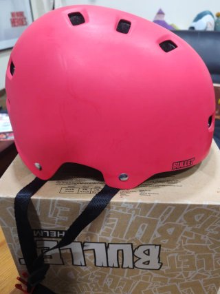 Casco Bullet Skate Matt Red S/M