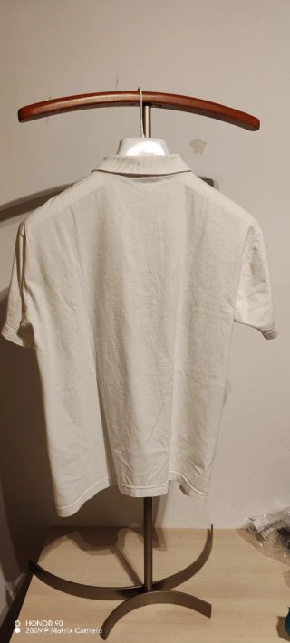 Camisa Polo Hugo Boss Blanca Estampada