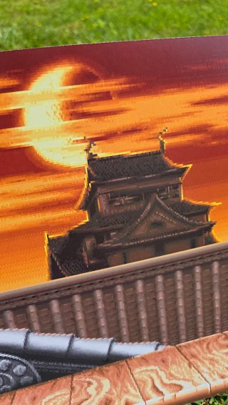 Street Fighter II Stage Ryu Pixel Art Poater A3