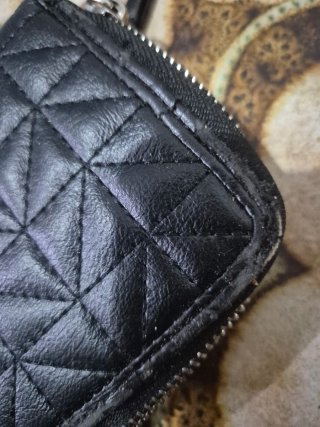 Cartera Paco Martinez acolchada negra