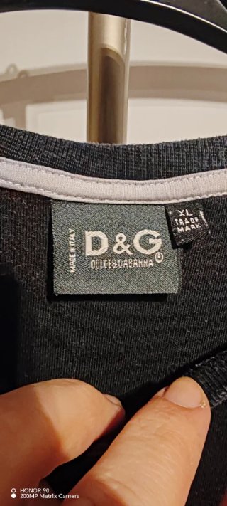 Camiseta D&G Dolce & Gabbana Negra