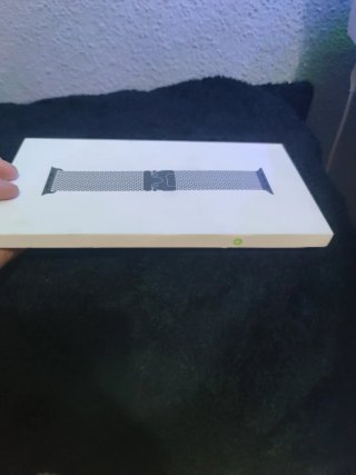 Correa Apple Watch black Titanium milanese loop L