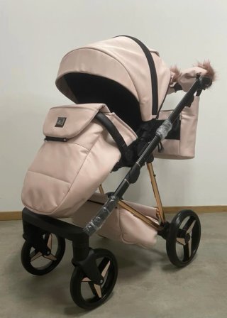 Carro de bebé 2 piezas rosa