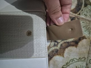 Cartera monedero Paco Martinez blanca