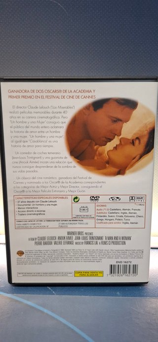 Dvd, Un hombre y una mujer