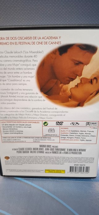 Dvd, Un hombre y una mujer