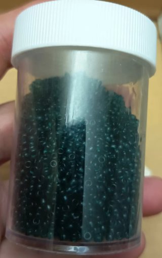 Rocalla verde oscuro transparente 59.89 gr