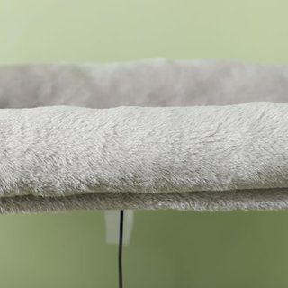 Árbol Rascador Multinivel Alto 132 Cm, Gimnasio para Gatos con Casita, Cama para Gatos, Postes Rascadores, Plataforma, Cepillo y Pelota, Dispositivo Antivuelco, Gris Claro