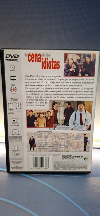 Dvd, La cena de los idiotas