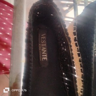 Espadrillas VESTANTE Roma Crochet Nero