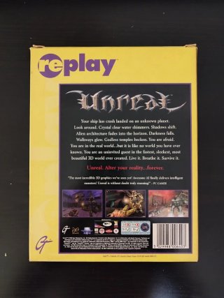 Unreal Big Box PC CD-ROM Completo CIB Inglés