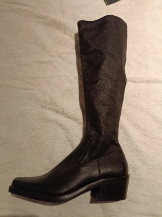Botas altas piel mujer Massimo Dutti T.36