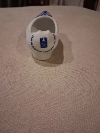 Cenicero  Zapato Azul
