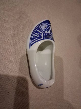Cenicero  Zapato Azul