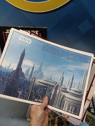 Coleccionismo, IMÁGENES, laminas, cine , set de laminas star wars, episodio I, el pais