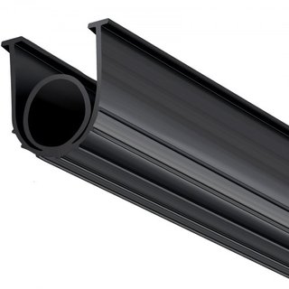 Sellos de Garaje de Caucho en la Parte Inferior, Combinación en Forma de U + O, Sello de Clima para la Parte Inferior de la Puerta de Garaje, Sello Impermeable de 3.05 m, Extremos en T de 8 mm y A...