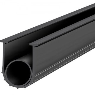 Sellos de Garaje de Caucho en la Parte Inferior, Combinación en Forma de U + O, Sello de Clima para la Parte Inferior de la Puerta de Garaje, Sello Impermeable de 3.05 m, Extremos en T de 8 mm y A...
