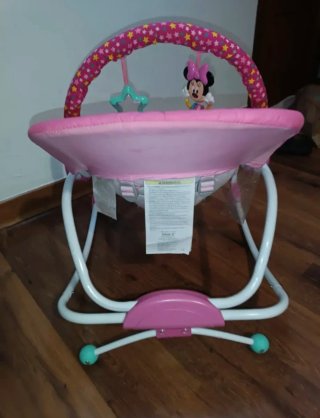Hamaca Mecedora Minnie Mouse Rosa