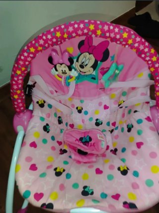 Hamaca Mecedora Minnie Mouse Rosa