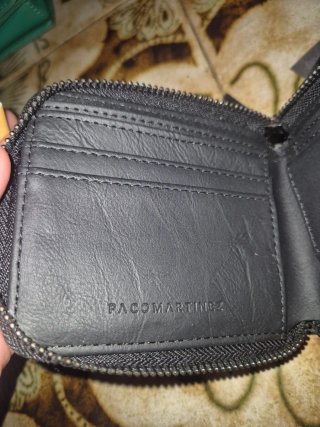 Cartera Paco Martinez Hombre Gris Negra