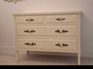Cómoda Vintage Madera Maciza