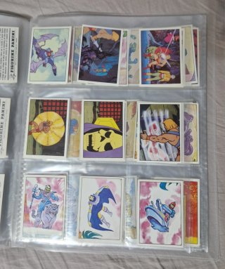 COLECCION COMPLETA SIN PEGAR HEMAN-PANINI-1983