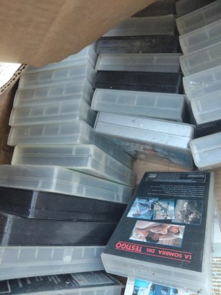 Películas VHS X-Men, Misión a Marte, Jurassic Park