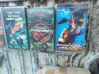 Películas VHS X-Men, Misión a Marte, Jurassic Park