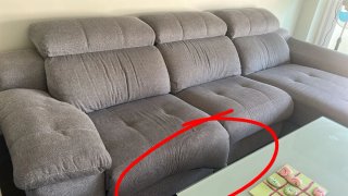 Sofá chaise longue 288 gris +2 relax motorizados