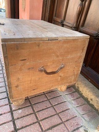 Baúl antiguo madera años 40