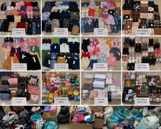 Lote Roupas Femininas e Masculinas Usadas