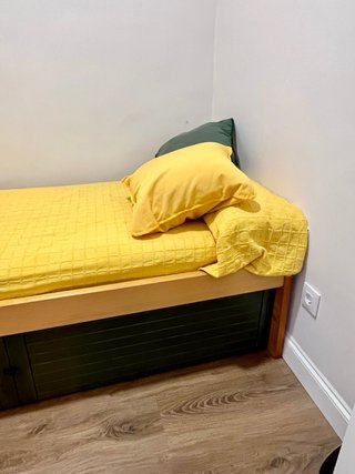 Cama nido juvenil de madera de pino