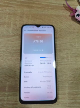 OPPO A 78 5G Negro - Como Nuevo