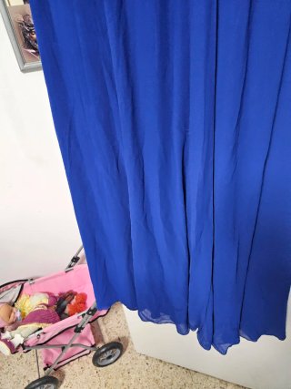 Vestido de fiesta azul