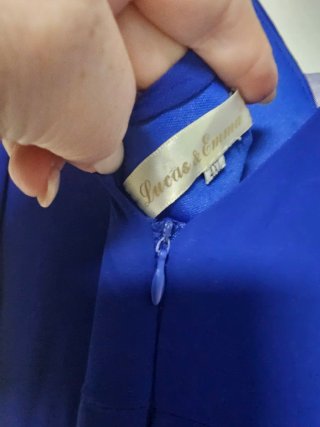 Vestido de fiesta azul