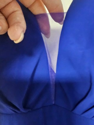 Vestido de fiesta azul