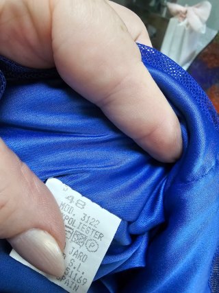 Vestido de fiesta azul