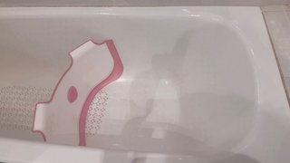 Barrera Bañera Bebé Rosa