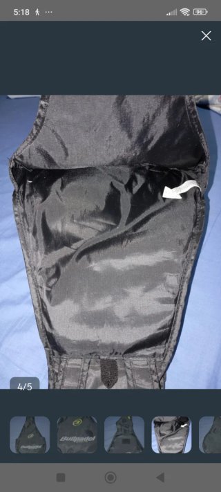 Funda pala pádel Bullpadel Junior