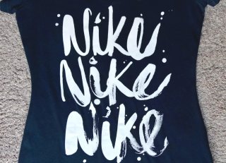 Camiseta Nike Talla S Negra