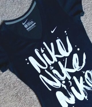 Camiseta Nike Talla S Negra