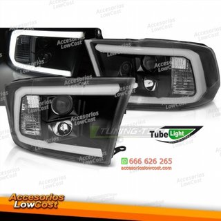FAROS DELANTEROS PARA DODGE RAM 09-18 LUZ TUBO NE