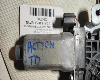 Elevalunas trasero derecho ssangyong actyon 25622