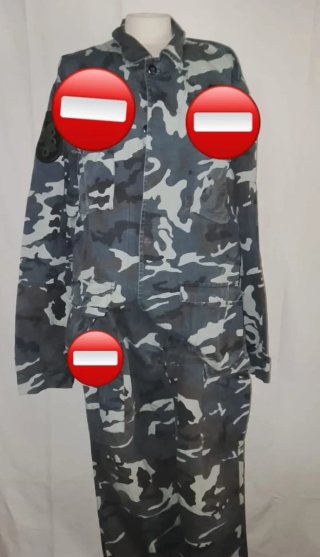 Uniforme Policia camuflaje antiguo