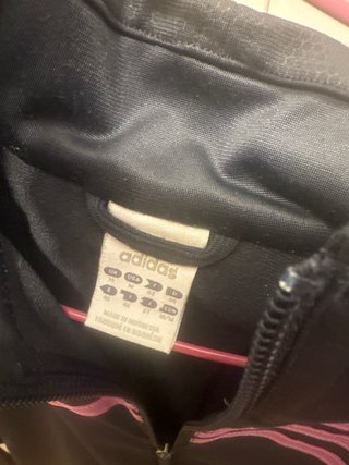 Chaqueta Adidas Negra y Rosa Talla M