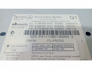 SISTEMA AUDIO / RADIO CD A2469003405