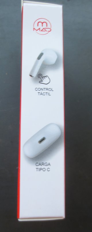 AURICULARES BLUETOOTH MAD Carga Tipo C