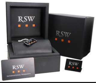RSW Swiss Made Diamant Reloj Mujer Oro Plata