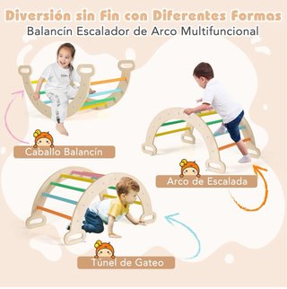 Triángulo Pikler, Arco y Rampa Escalada